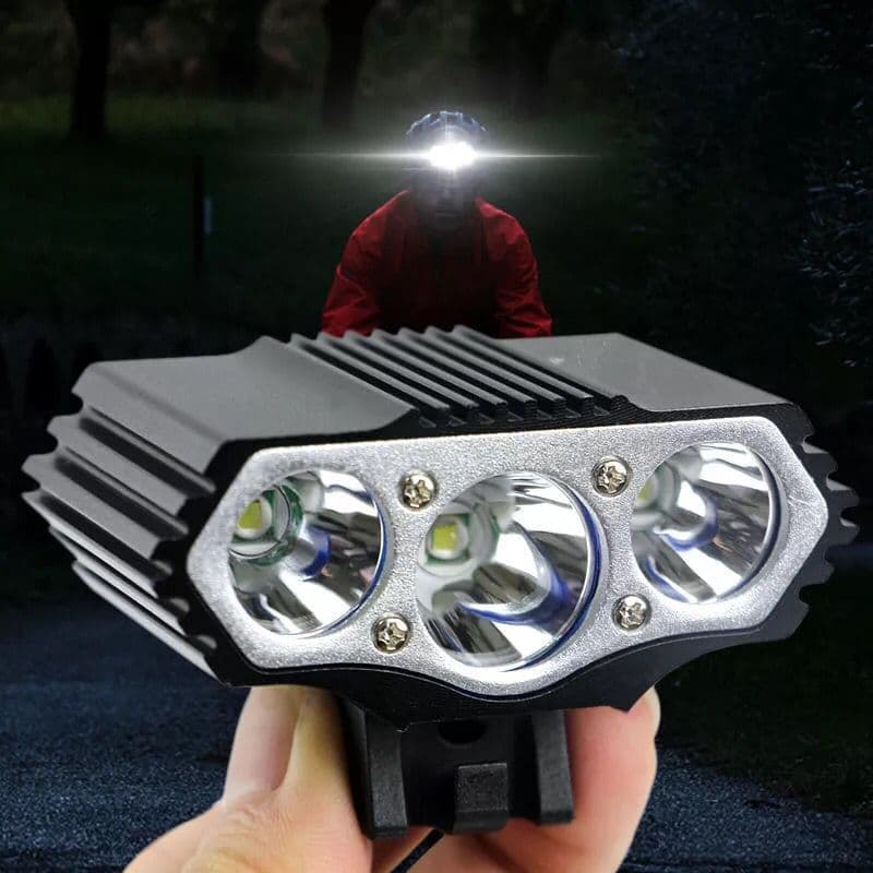 F3 light USB bicycle headlights 3 t6 mountain bike rechargeable light LED lights professional riding bike lights 3