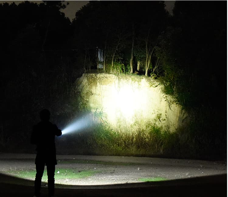 Super Bright Flashlight Zoomable USB Rechargeable Electric Torch 5 Modes Torch Outdoor Fishing Waterproof 3
