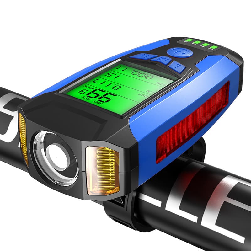 Bicycle headlight wireless code meter 1