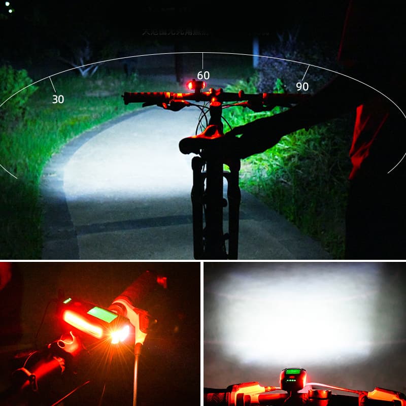 Bicycle headlight wireless code meter 2
