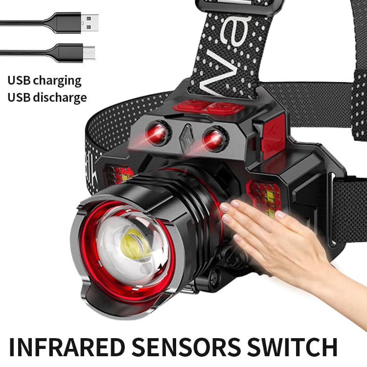 Strong Light Induction Outdoor Portable Home Led Head Lamp 3