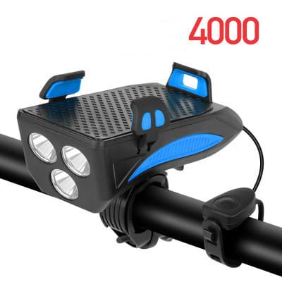 Mobile Phone Holder Strong Light Flashlight Road Cycling Accessories 2