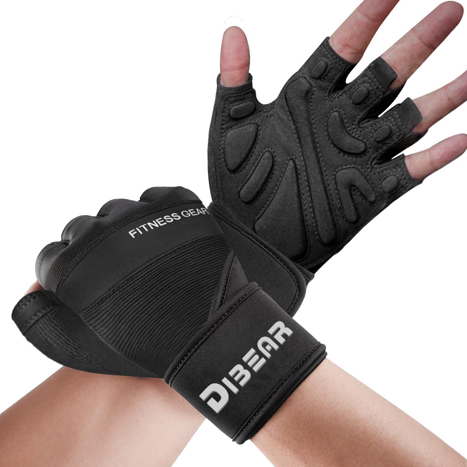 Summer Outdoor Fitness Wristband Non-Slip Half-Finger Gloves 2