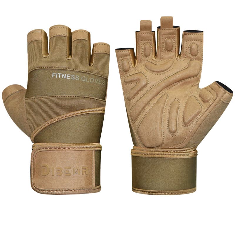 Summer Outdoor Fitness Wristband Non-Slip Half-Finger Gloves 1