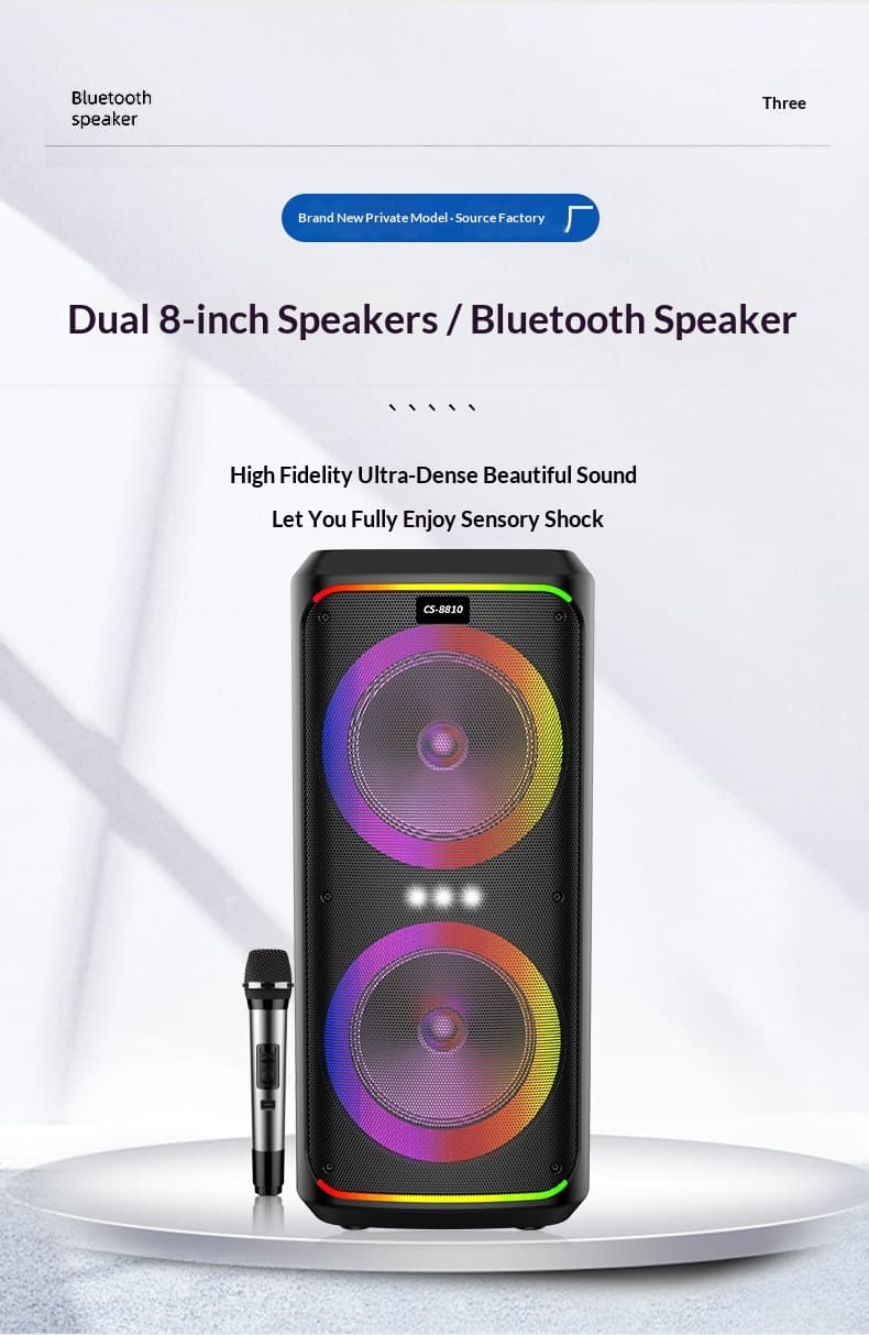 Wireless Bluetooth Speaker With Microphone 2